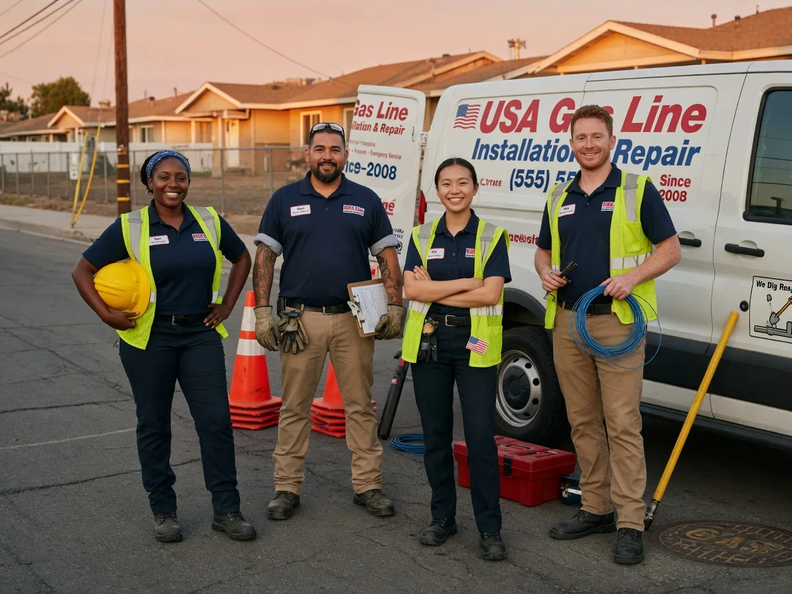Gas Line Installation company in Morning Sun, IA